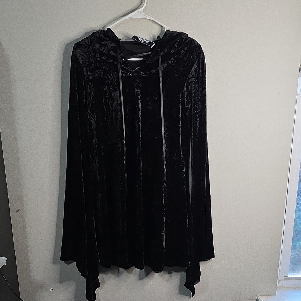 Killstar Hooded Cloak Dress